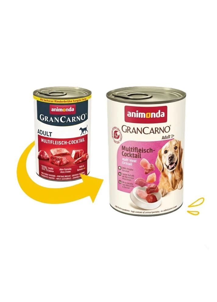 Влажный корм Carny Adult Multi Meat Cocktail для взрослых собак мультимясной коктейль 400 г Animonda (386997077)