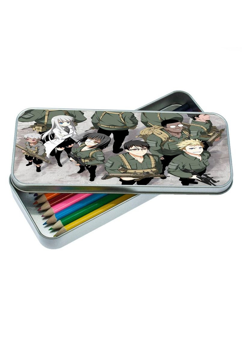 Органайзер для канцелярских принадлежностей металлический, кейс для мелочей Коллекция Джюнд Ито #001 7*18 см Silver No Brand (309156293)