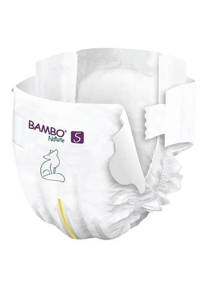 Эко Подгузники на липучках Nature 5 (12-18 кг), 22 шт. Bambo 1000019255 (366578338)