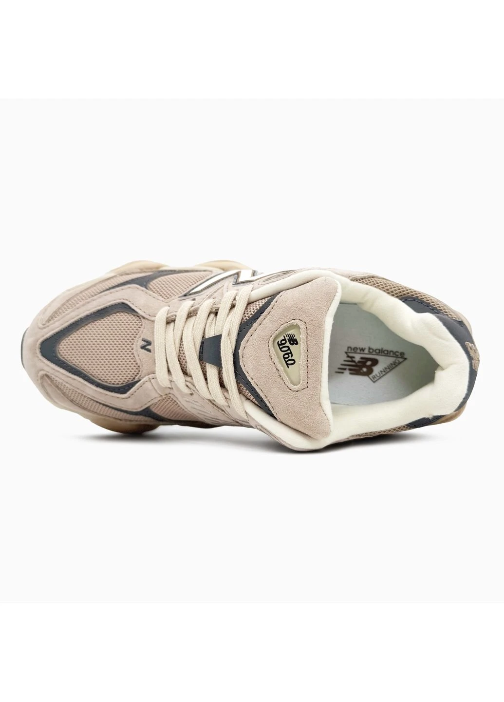 Кросівки жіночі і чоловічі New Balance 9060 'Moonrock Linen' | Нью Беланс 9060 бежеві No Brand бежеві демісезони (375028391)