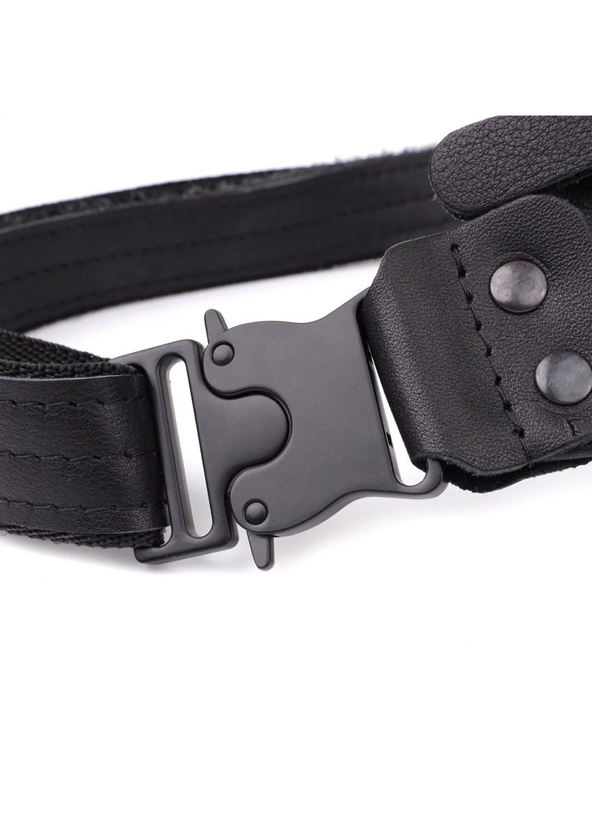 Сумка на пояс через плечо мужская кожаная Черный 35635 Shvigel (334673985)