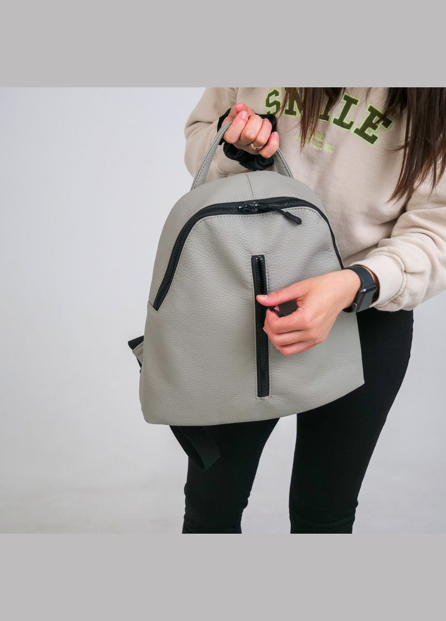 Компактный женский рюкзак в экокожи, серый цвет ToBeYou like (293247128)