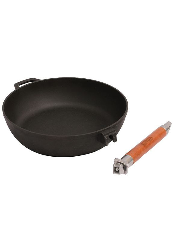 Сковорода чавунна зі знімною ручкою Класик 26 см (0326) Biol (334713541)