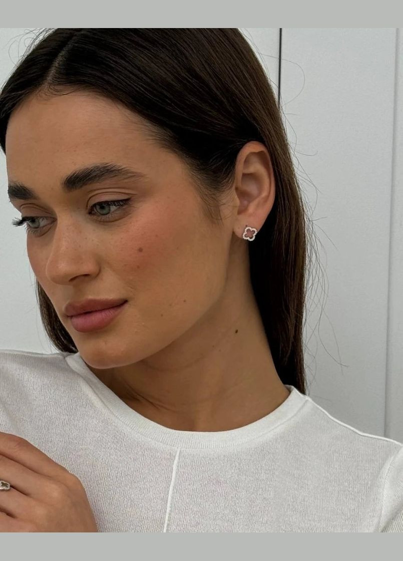 Сережки "Shine Clover" Le'Perle (329751697)