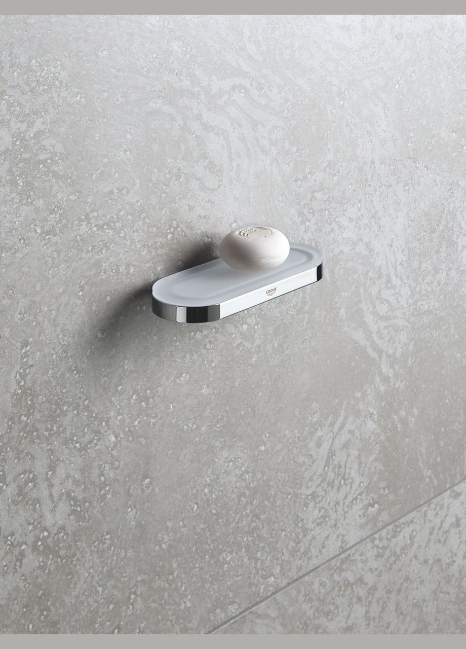 Мильниця Selection (41036000), настільна, скляна, біла Grohe (348118103)