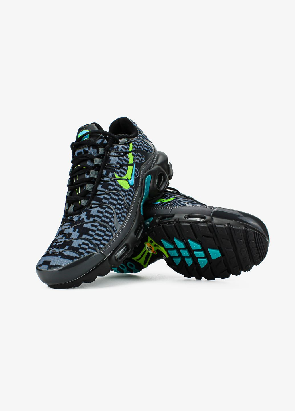 Сірі всесезон кросівки чоловічі nike air max tn plus drift black gray | найк аір макс тн чорні сірі No Brand