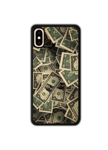 Чохол для Apple Iphone X Money Чорний No Brand (302084976)