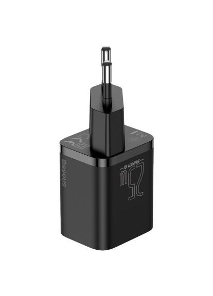 Зарядний пристрій (CCSP020101) Baseus Super Si Quick Charger 1C 25W Black (370019200)