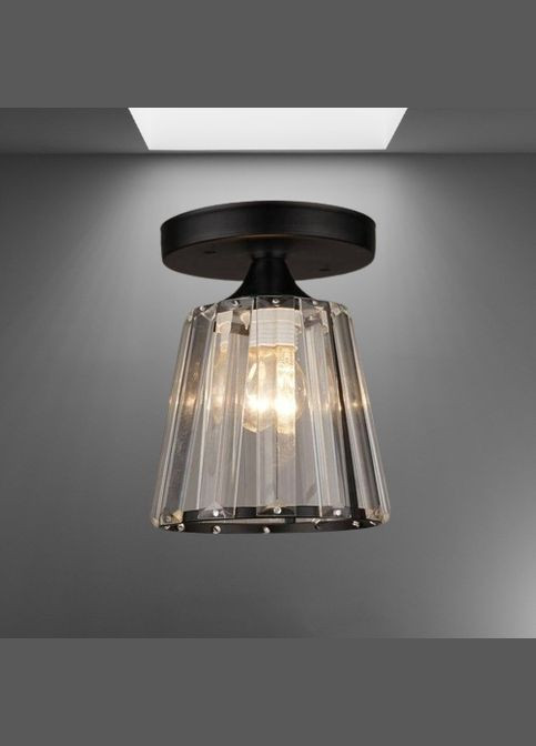 Потолочная люстра на 1 плафон черная 193888/1чер Sirius (337512948)