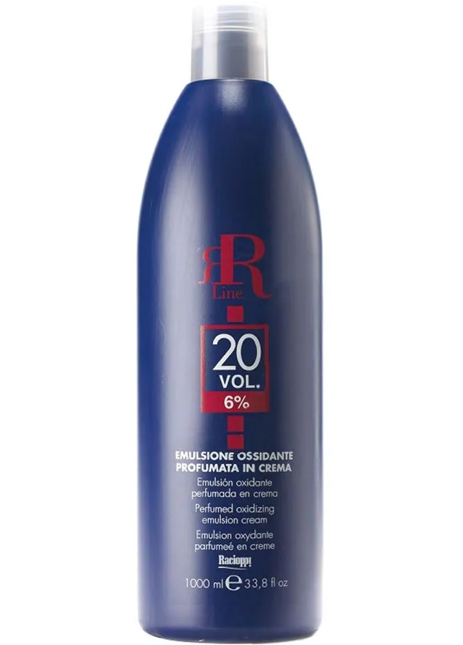 Парфумована окислювальна емульсія 6% Parfymed Ossidante Emulsione Cream 6% 20 Vol 1000ml (2-727490) RR Line (380113007)