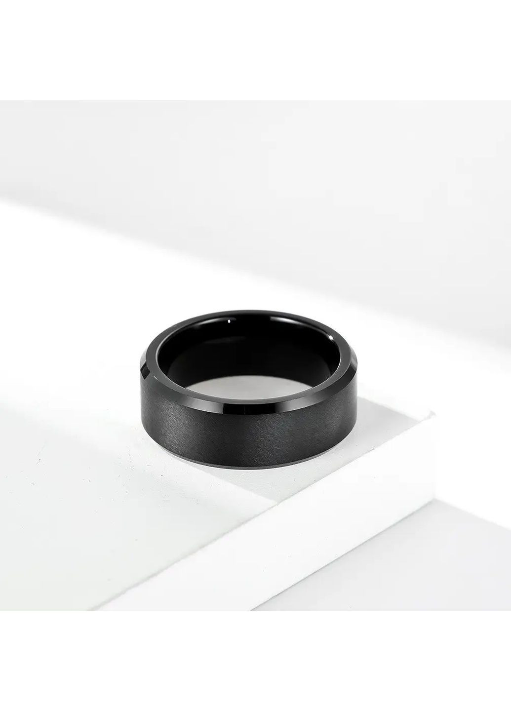 Чоловіче кільце чорне, Розміри 16-22, Чорне кільце для хлопців з ювелірної сталі No Brand (289870025)