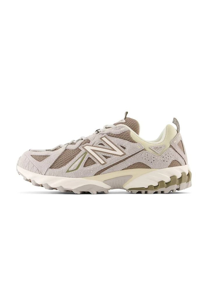 Белые демисезонные кроссовки new balance 610 brighton grey mushroom ml610te No Brand