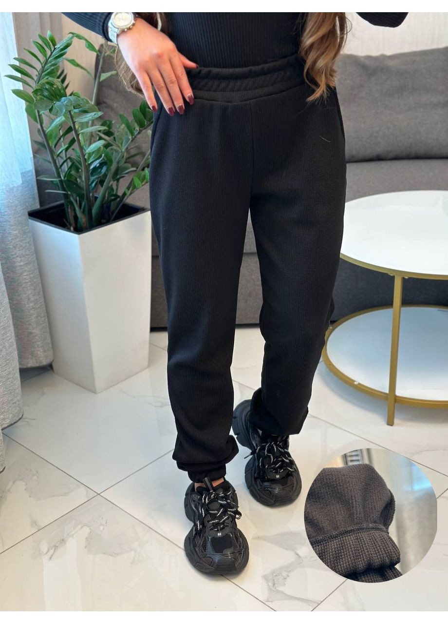 Джогери з вафельки на флісі — ЗАМІР В ОПИСІ Vione (370284827)