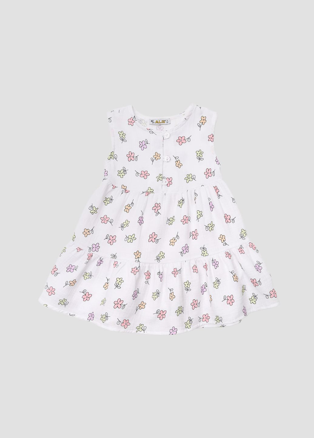 Біла сукня для дівчинки колір білий cb-00273662 ALG (331110736)