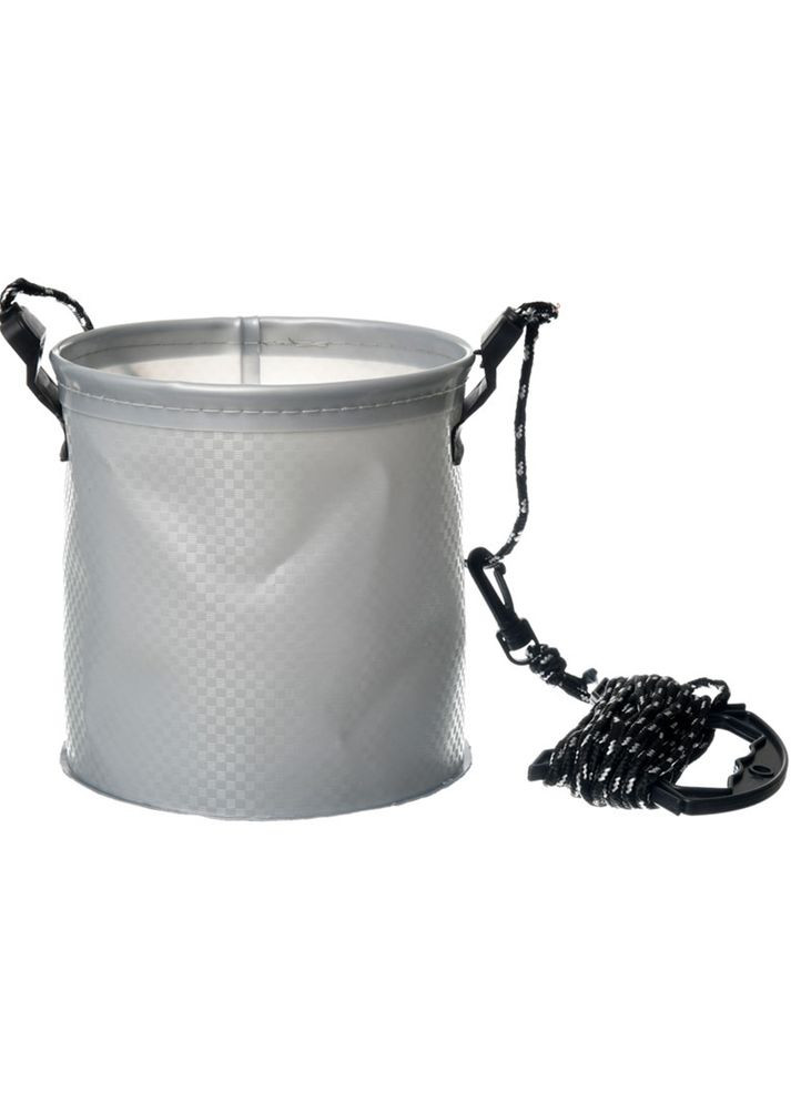 Ведро для воды со шнуром Gray Eva Bucket Round 5л FGEVA006 Flagman (318435267)