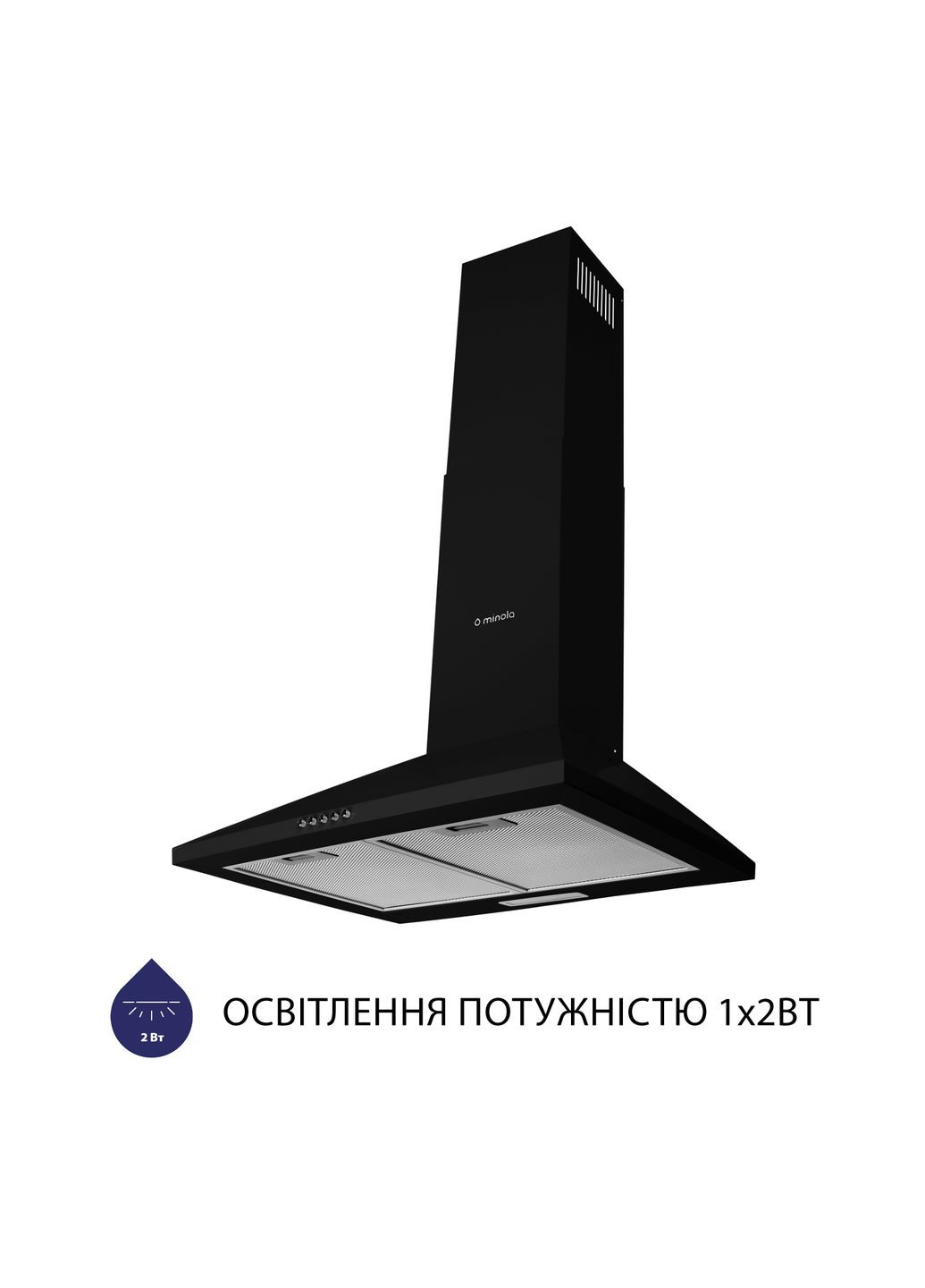 Витяжка HK 5214 BL 700 LED MINOLA (339680218)