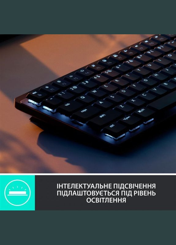 Клавиатура беспроводная MX Mechanical Mini Minimalist Graphite (920-010780) Logitech (336956283)