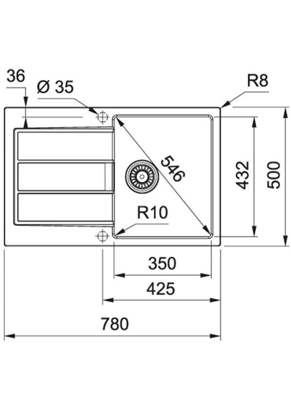 Кухонная мойка S2D 61178 143.0621.190 FRANKE (314927687)