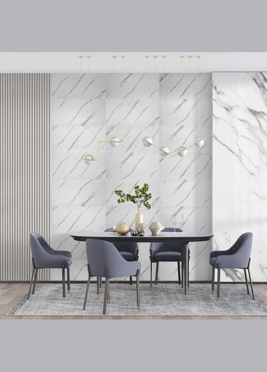 Самоклеюча вінілова плитка 600х300х1,5мм, ціна за 1 шт. (СВП-111) Глянець Sticker Wall (300372528)