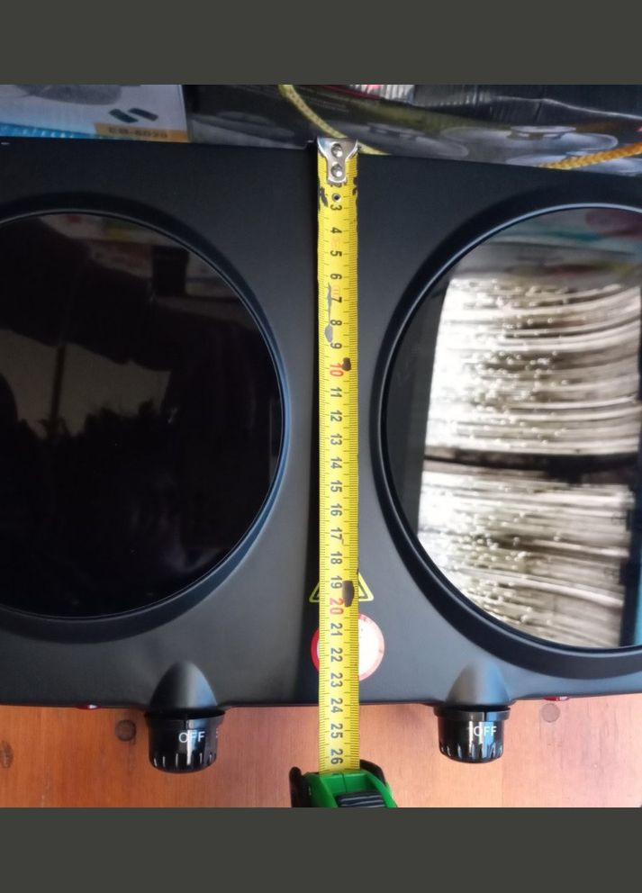 Инфракрасная плита 62271 на 2 комфорта на запчасти Edenberg (323213600)