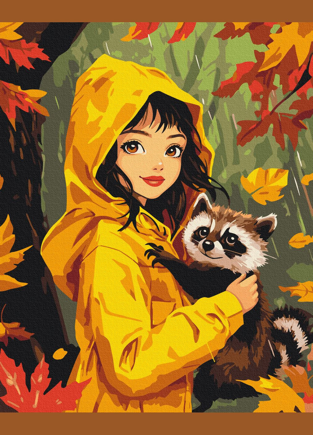 Картина по номерам "Осенний друг" 40х50 см Brushme (365778733)