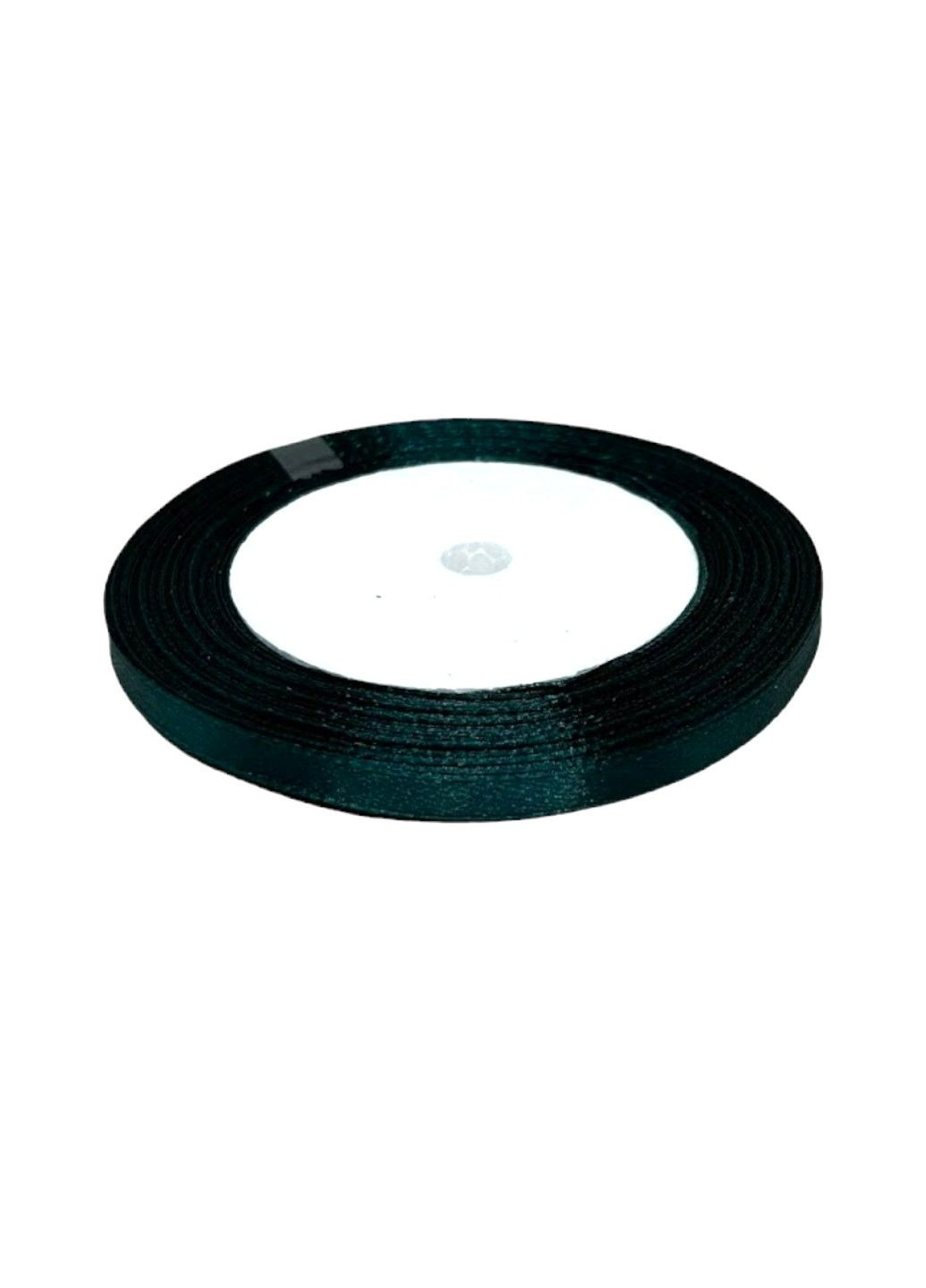 Атласна стрічка 0,6 см, колір смарагдовий, 23 м No Brand (307830376)