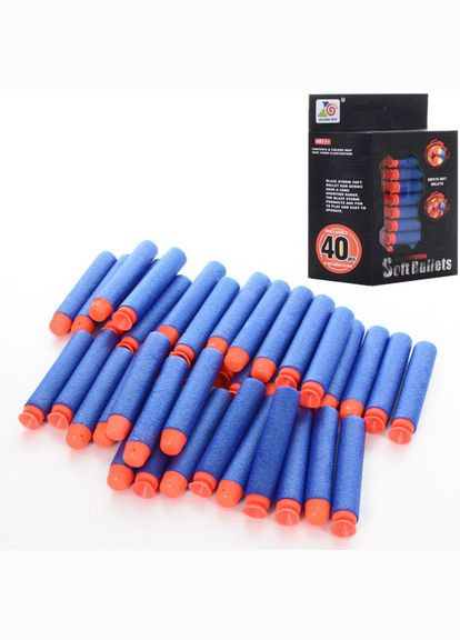 Мягкие пульки для бластеров ZC08, 40 шт в наборе Zecong Toys (307838696)