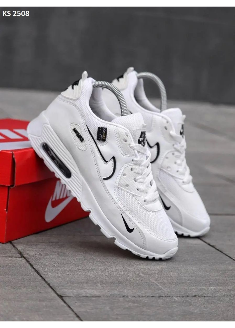 КРОСІВКИ ЖІНОЧІ NIKE AIR MAX 90 WHITE НАЙК АІР МАКС 90 No Brand білі демісезони (367174657)