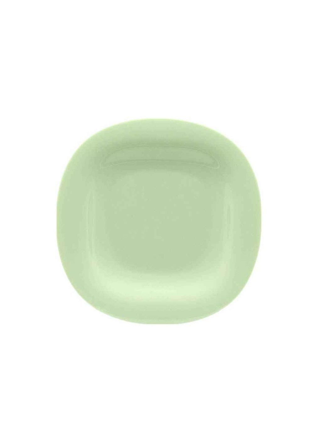 Тарілка десертна 21,5см Carine Paradise Green квадратна Luminarc (356457132)