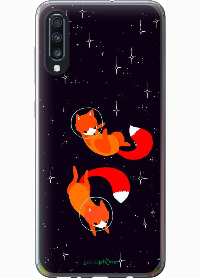 Чехол на Samsung Galaxy A70 2019 A705F Лисички в космосе "4519u-1675-70447" Endorphone (371651465)