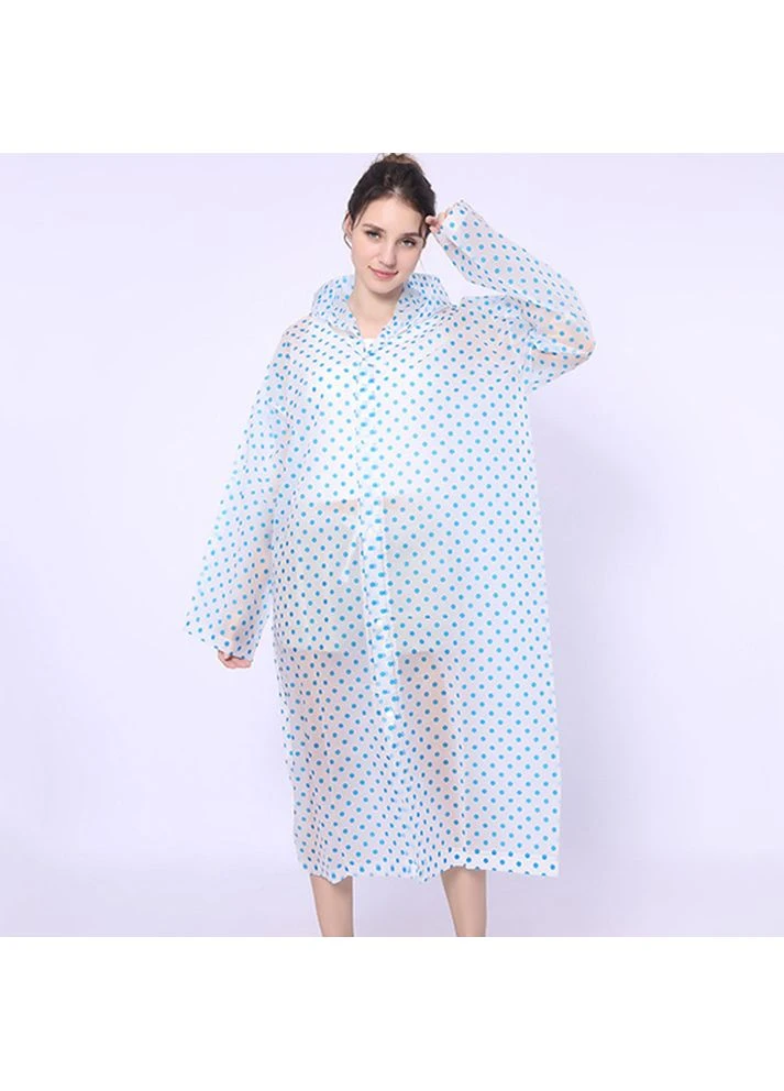 Стильный и практичный дождевик XS-5XL (44-58) который обеспечивает надежную защиту от дождя и влаги Синий Eva (363192859)