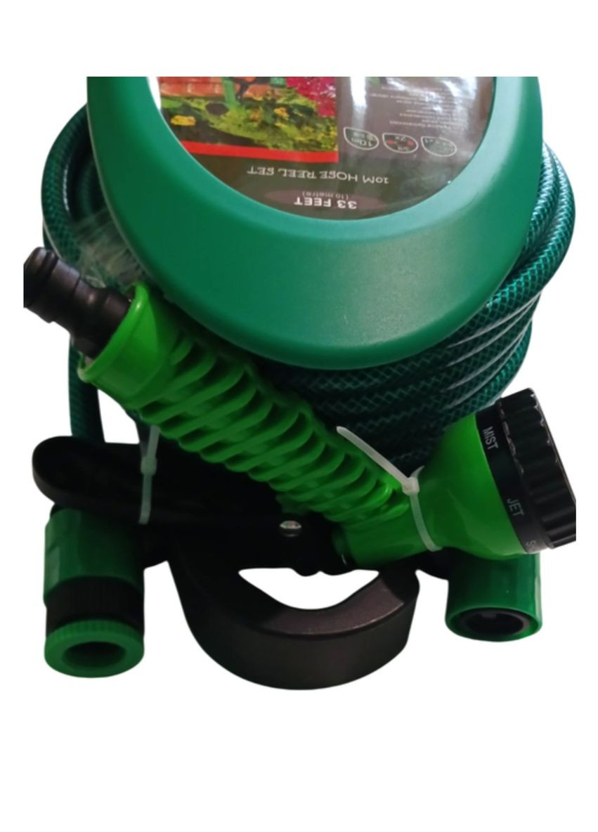 Набор поливочный BlueBird BB-4208 шланг 10м на катушке пистолет с распылителем 7-ми режимный для полива сада. No Brand (340458544)