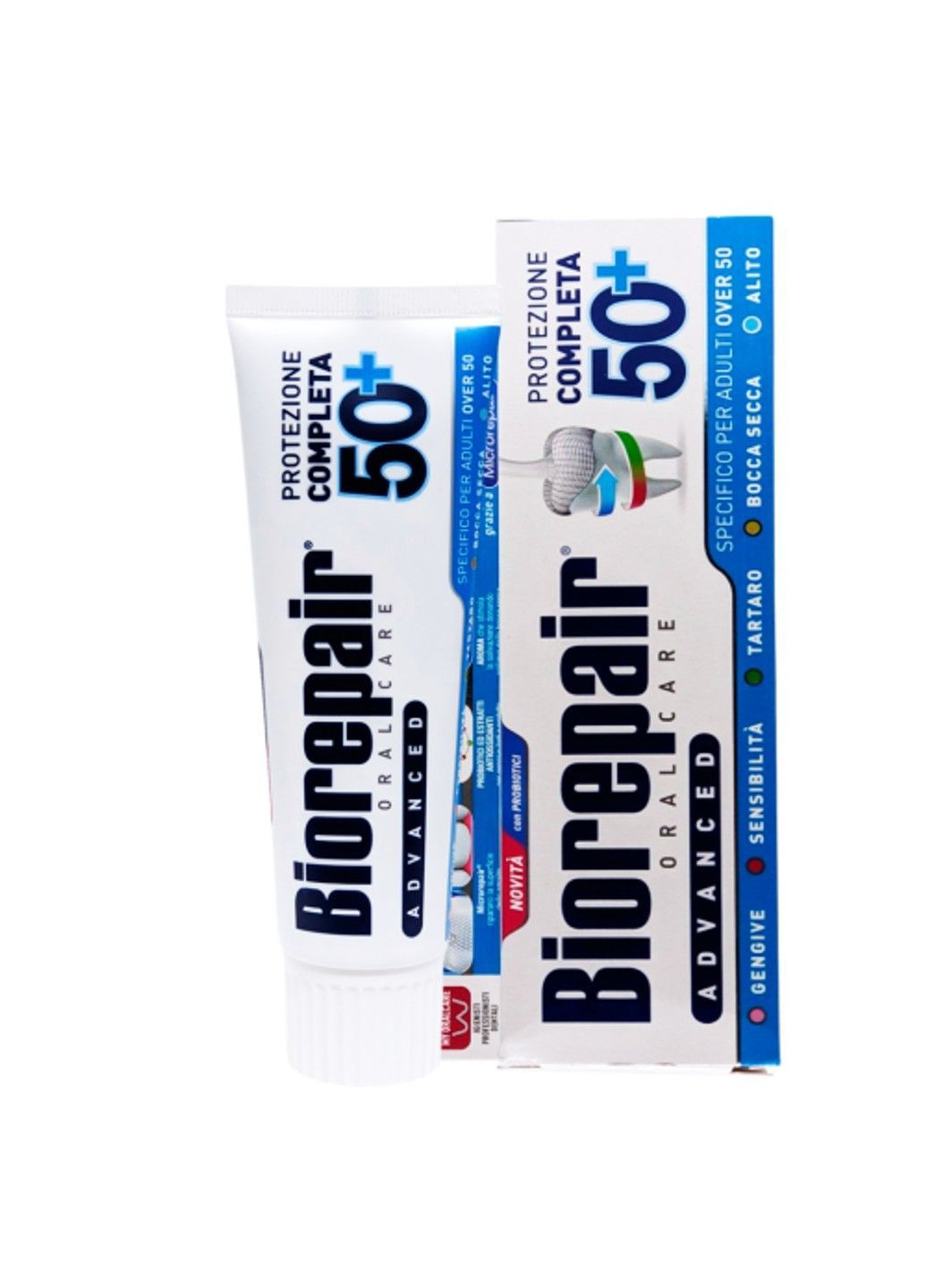 Зубная паста Комплексный уход Адвансед 50+ 75 мл Biorepair (369149524)