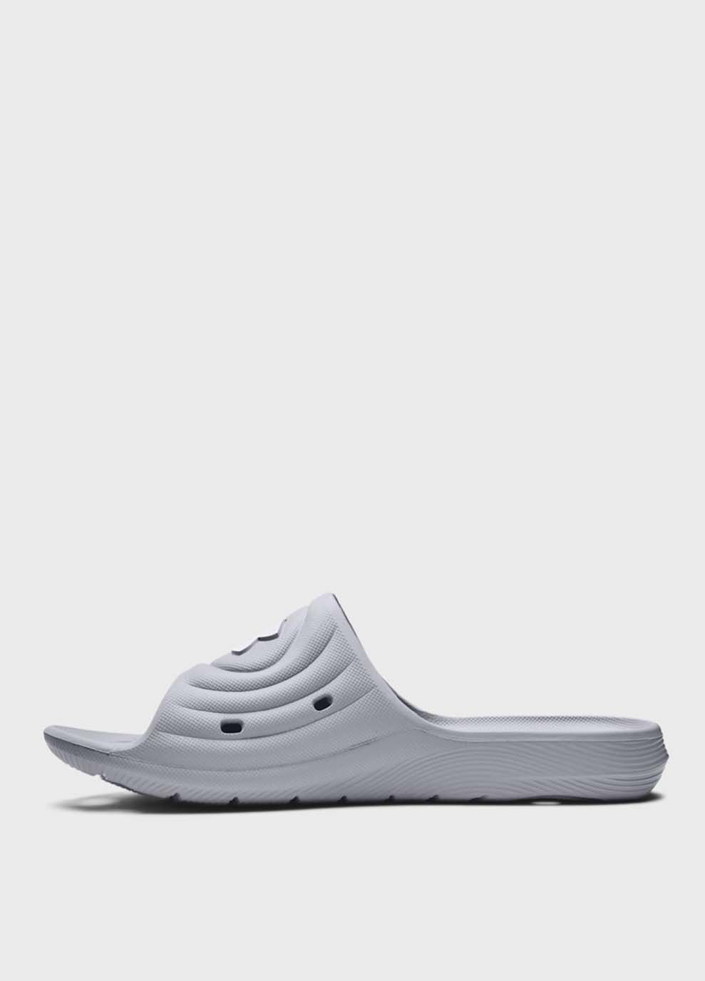 Шльопанці UA Locker IV SL Сірий Under Armour (302246655)