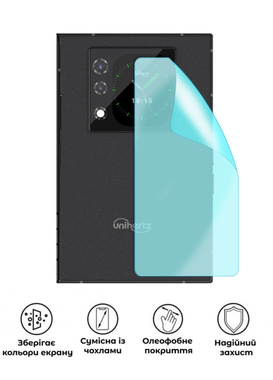 Захисна гідрогелева матова плівка Grade B на корпус смартфона Unihertz Titan 2 No Brand (373242064)