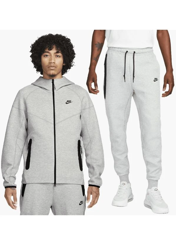Серая футболка-спортивный костюм tch flc fz wr grey fb7921-063__fb8002-063 для мужчин Nike