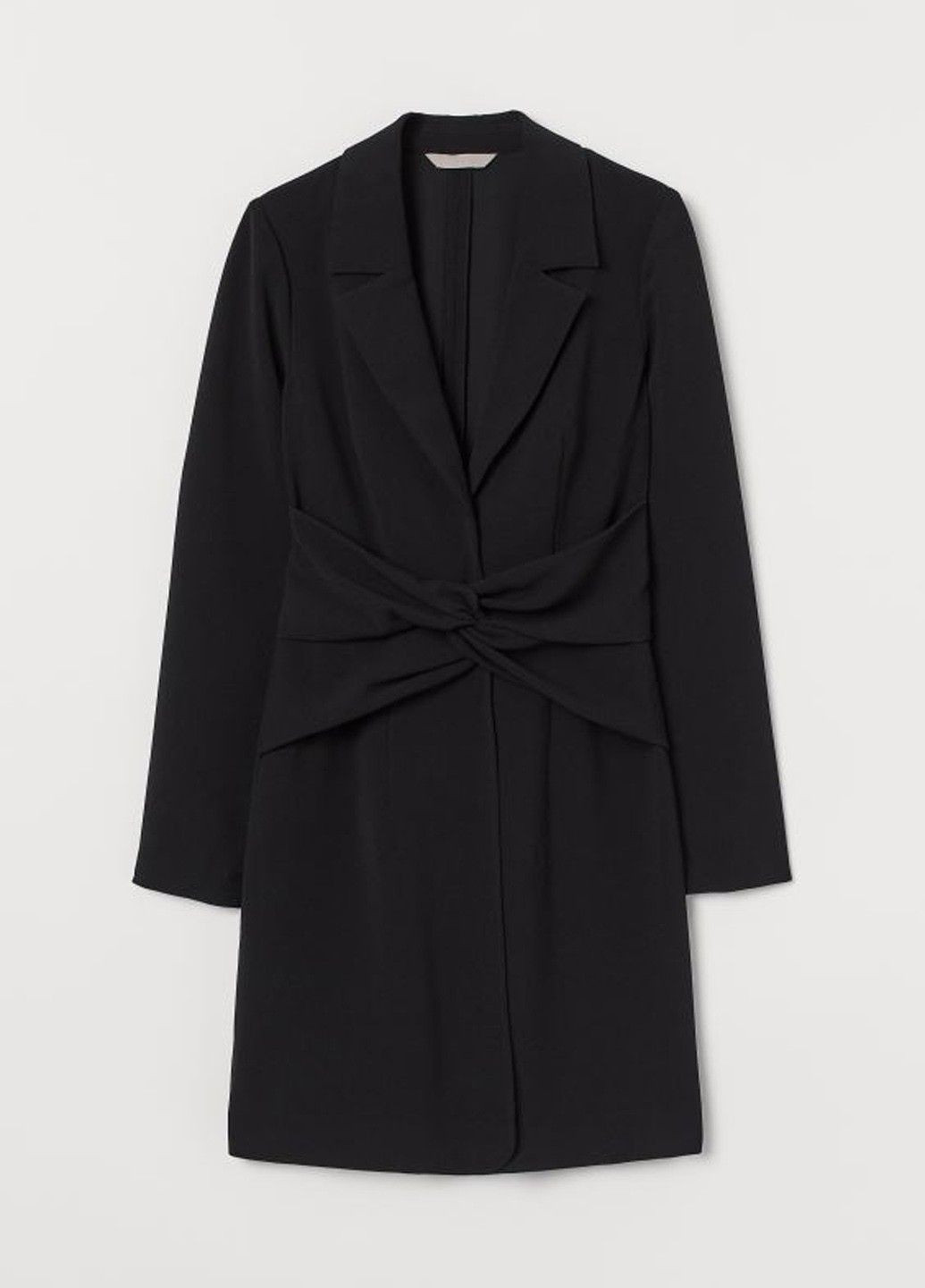 Черное кэжуал платье H&M однотонное