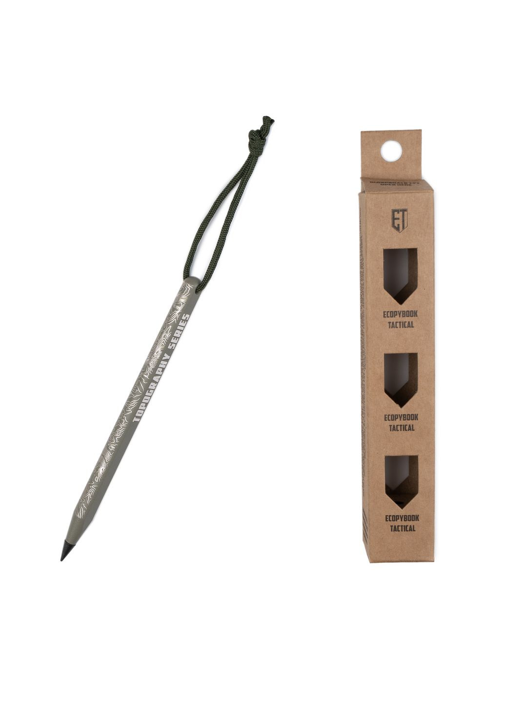 Карандаш тактический Ecopybook Tactical AllWeather Topography Series PencilGrey No Brand (315882404)