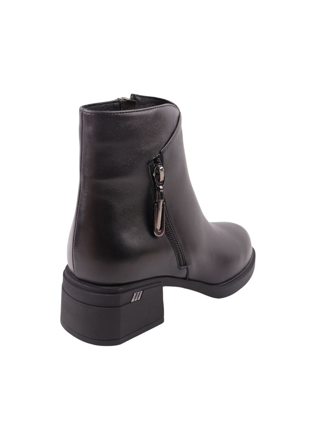 ботинки женские черные натуральная кожа Polann