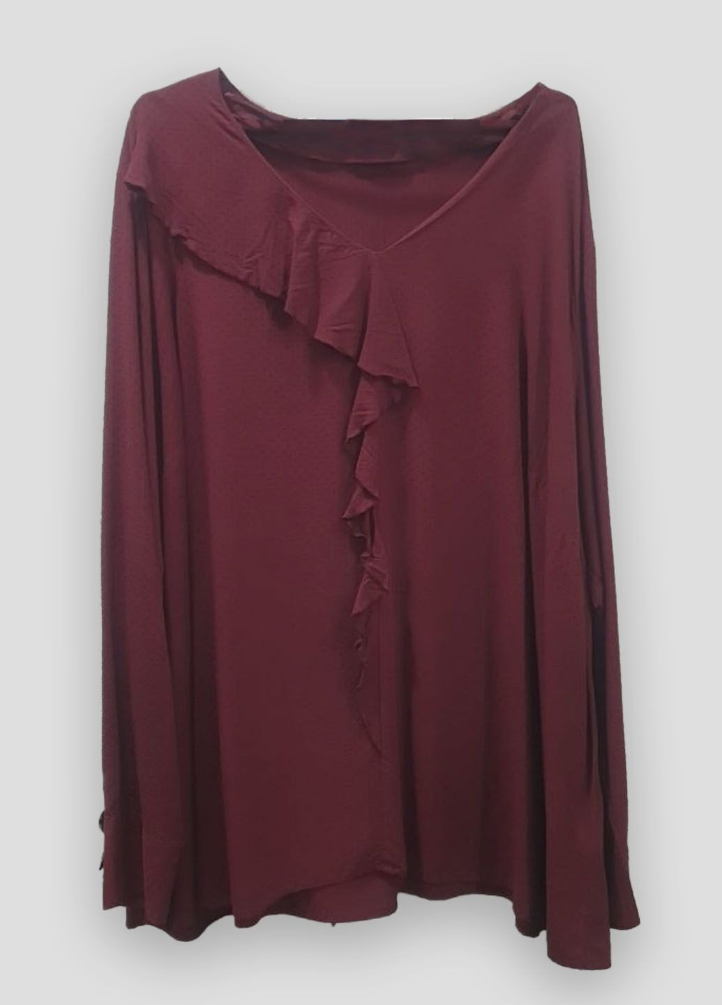 Бордовая блузка Kiabi
