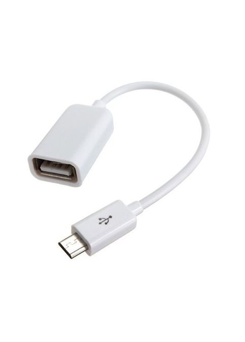 Кабель Lapara OTG USB 2.0 AF to Micro 5P 0.16m white (268144354)
