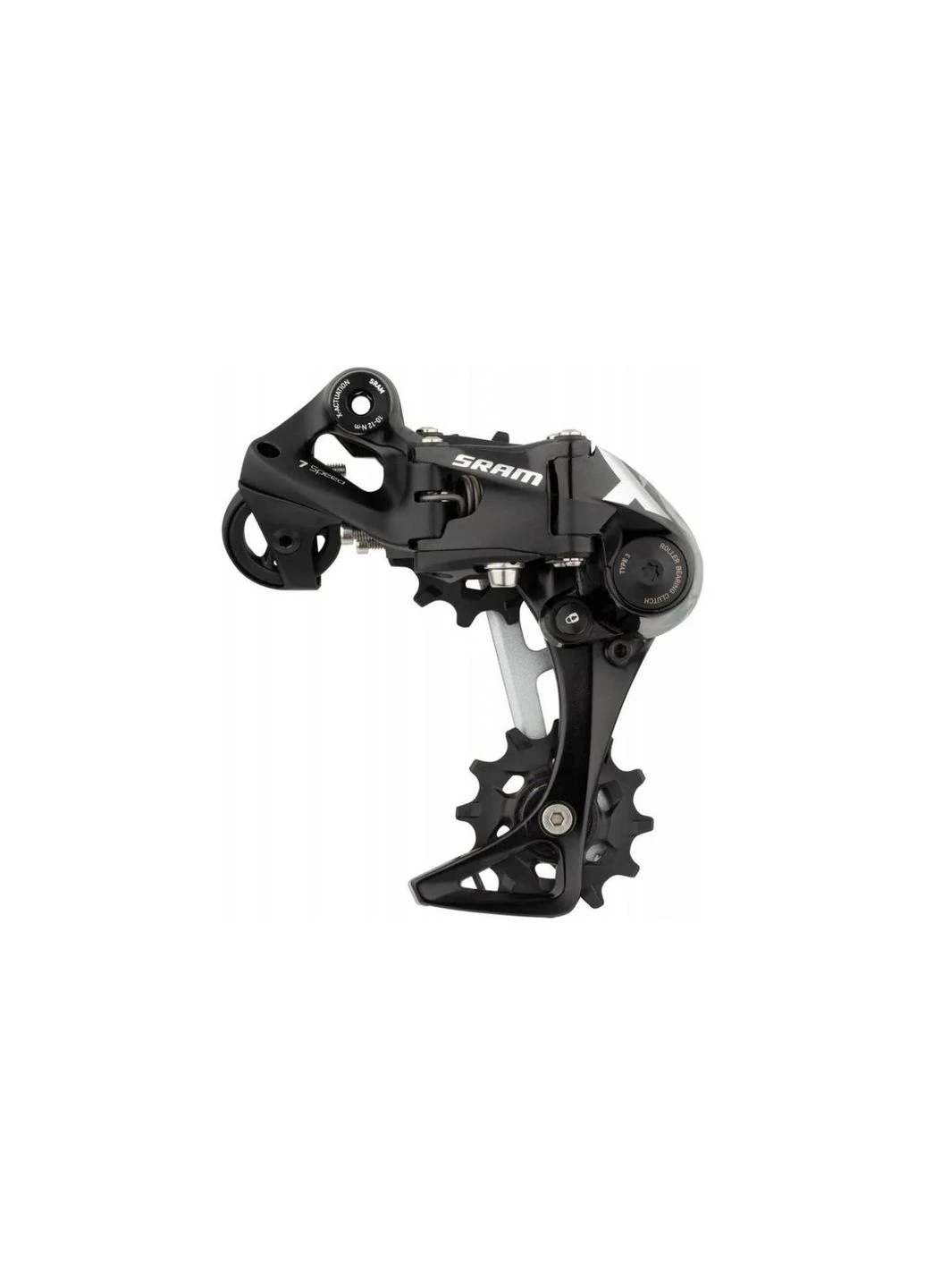 Задній перемикач X01DH 7ск Short Cage Black 2020 Sram (375324070)