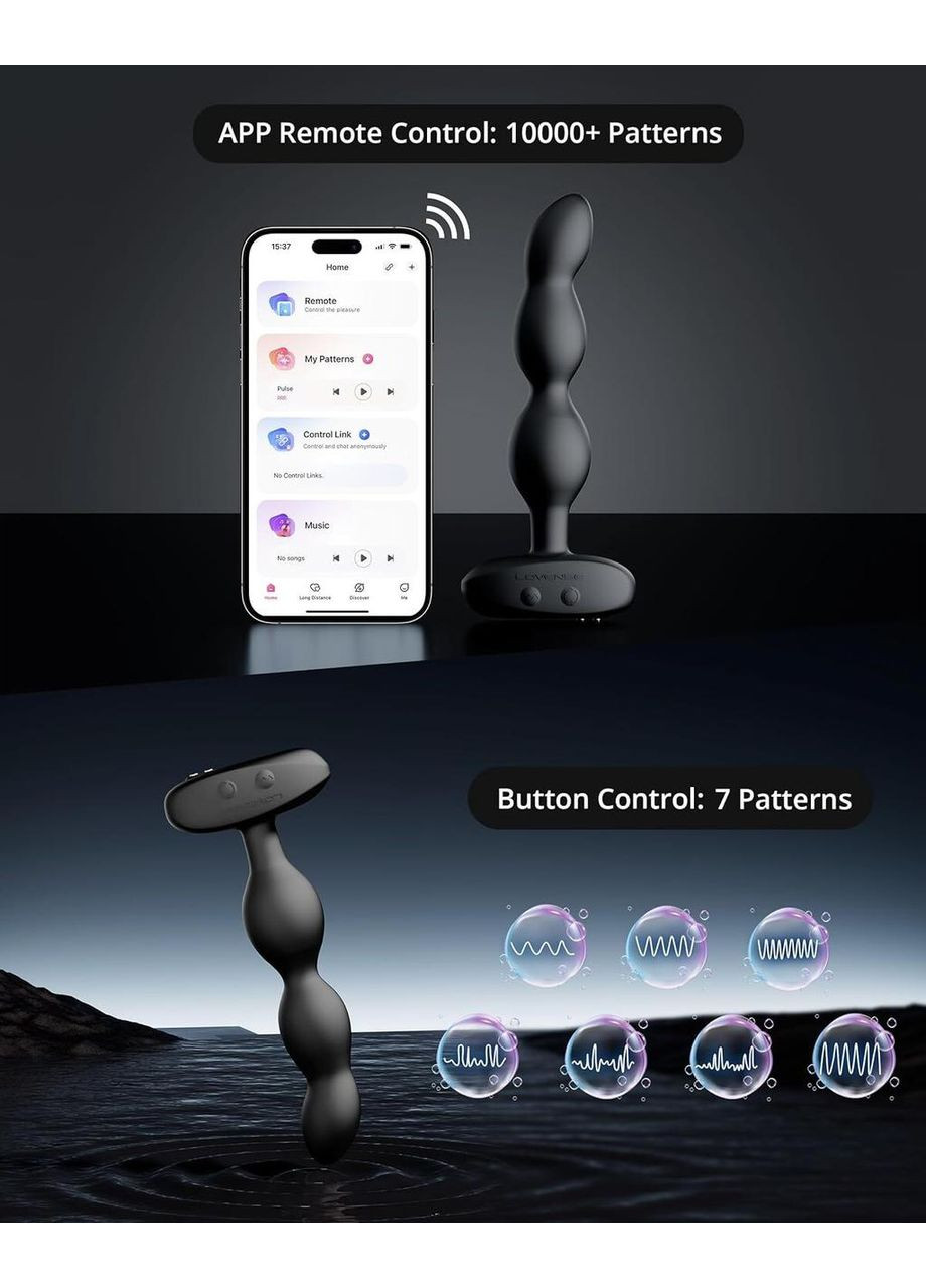 Анальна віброчепочка Ridge Lovense (303893314)