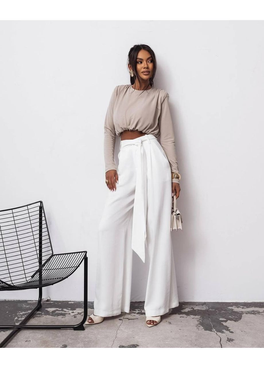 Брюки maxi oversize из костюмчика (ремень в комплекте) More_bboutique Штани (368765636)