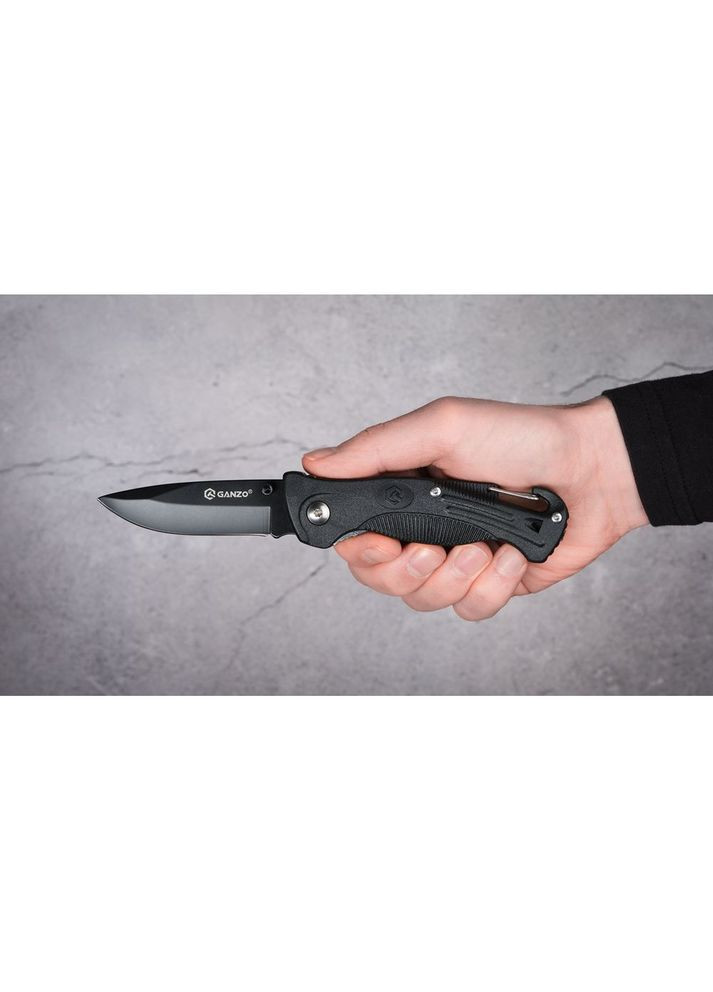 Нож складной G611 черный Ganzo (353503017)