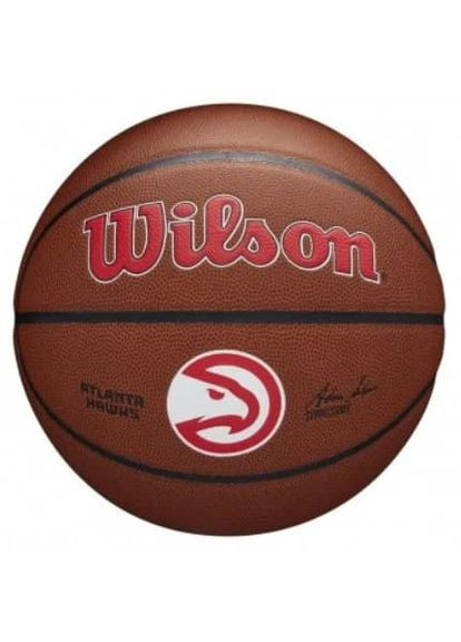 Баскетбольный мяч NBA Atlanta Hawks WTB3100XBATL (размер 7) Wilson (369141792)