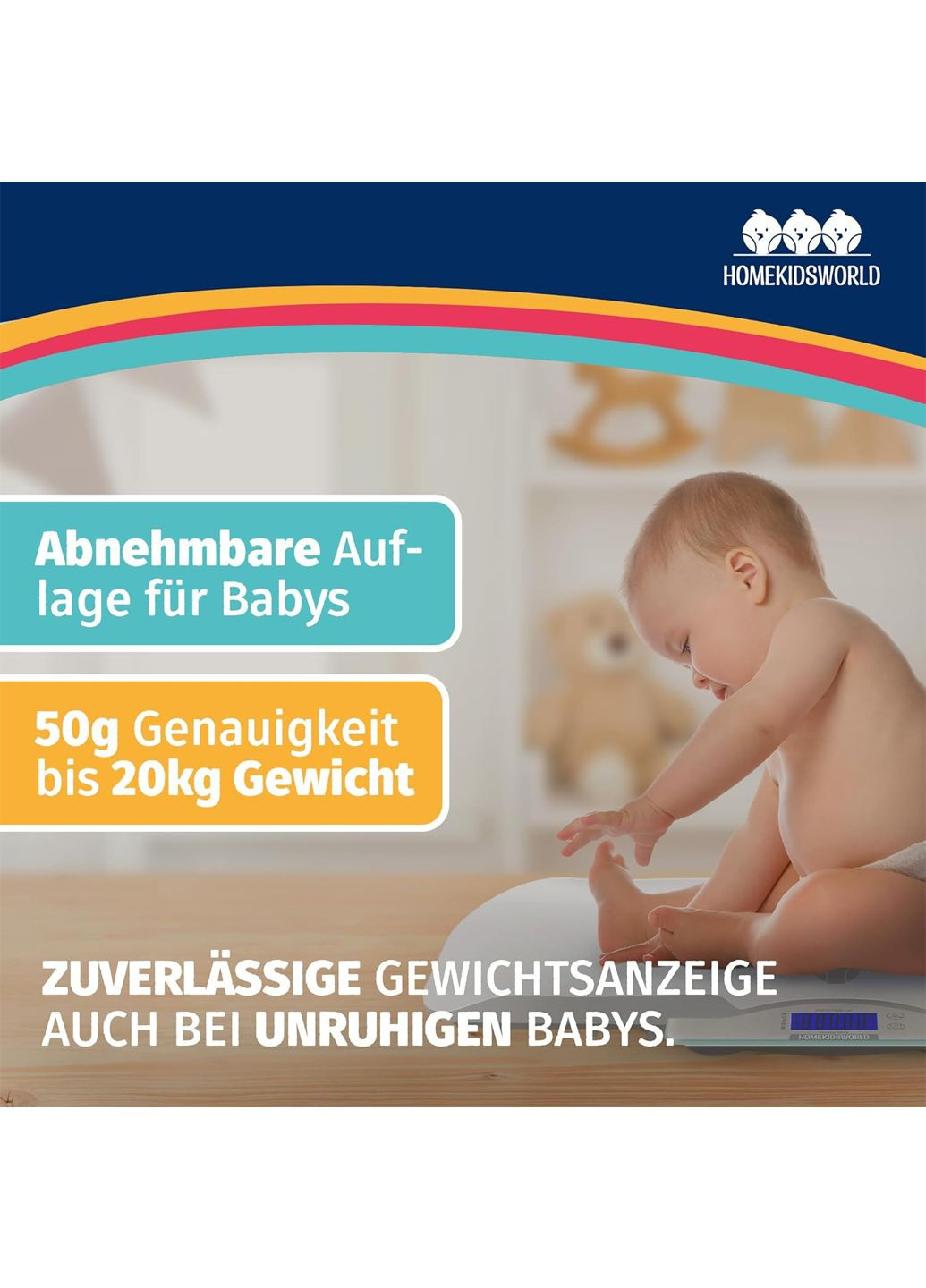 Універсальні підлогові/дитячі ваги 2 в 1 комбінований HomeKidsWorld Amazon (361162110)