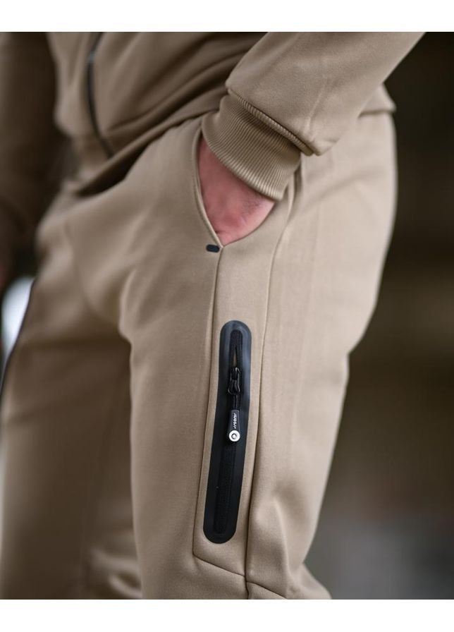 Зимові штани джогери беж No Brand (369926642)