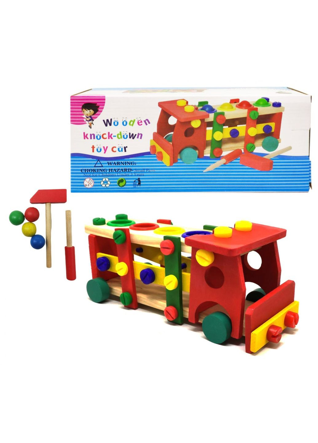 Конструктор машинка "Wooden Toy Car" MIC (294092053)