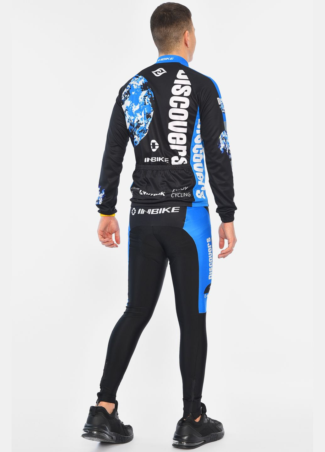 Велокостюм мужской черного цвета Let's Shop (315876368)